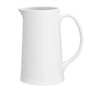 Elegante blanco keramieken kan om zelf te beschilderen bij Pottery Painting Studio